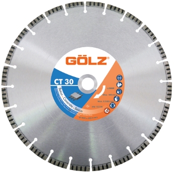 Gölz CT 30, Ø600x25,4 mm, Diamantskive