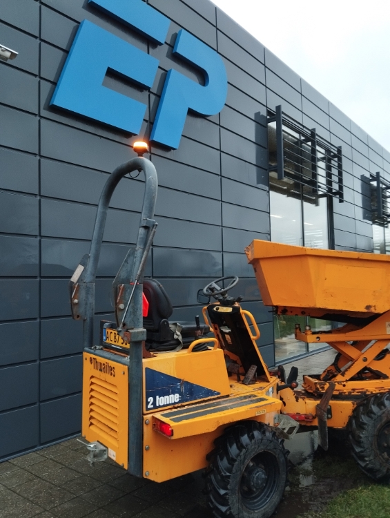 Thwaites 2 Tonne m/dr. højtip, Brugt dumper