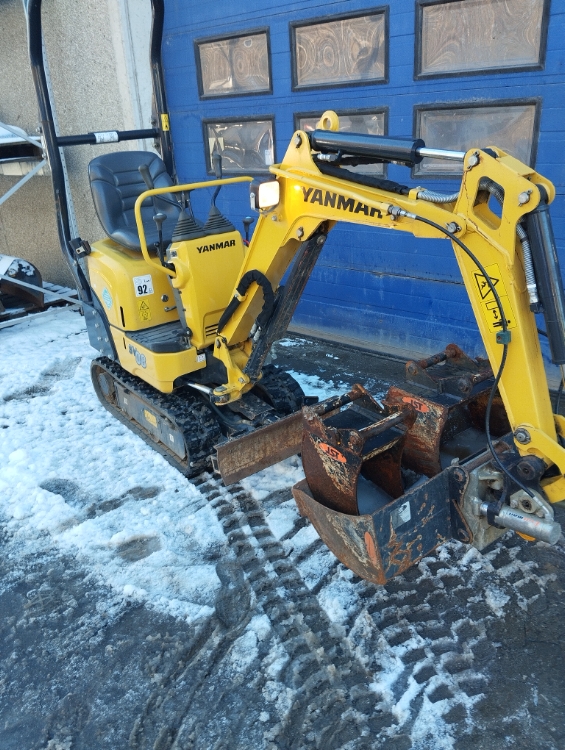 Yanmar SV08-1c, Brugt minigraver