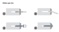 C-Bolt, 8x80 mm, 100 stk