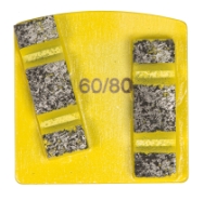 WSM Yellow, 12 mm, #60/80, Double