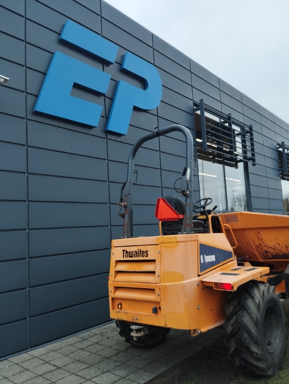 Thwaites 6 Tonne m/drejeligt tip, Brugt dumper