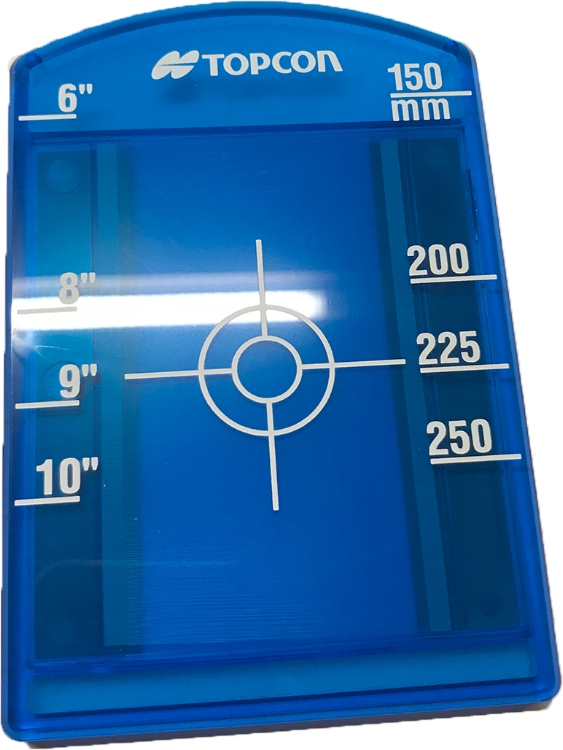 Måletavle, Kort, Blå