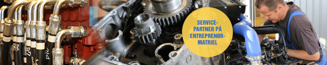 Servicepartnere på entreprenørmateriel