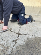 Knæplader m/pude, 2 stk