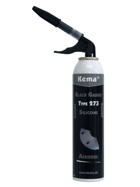 Kema Gasket Aerosol Black RTV, Dåse, 215 ml