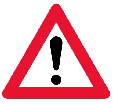 Advarselstavle A99, 70 cm