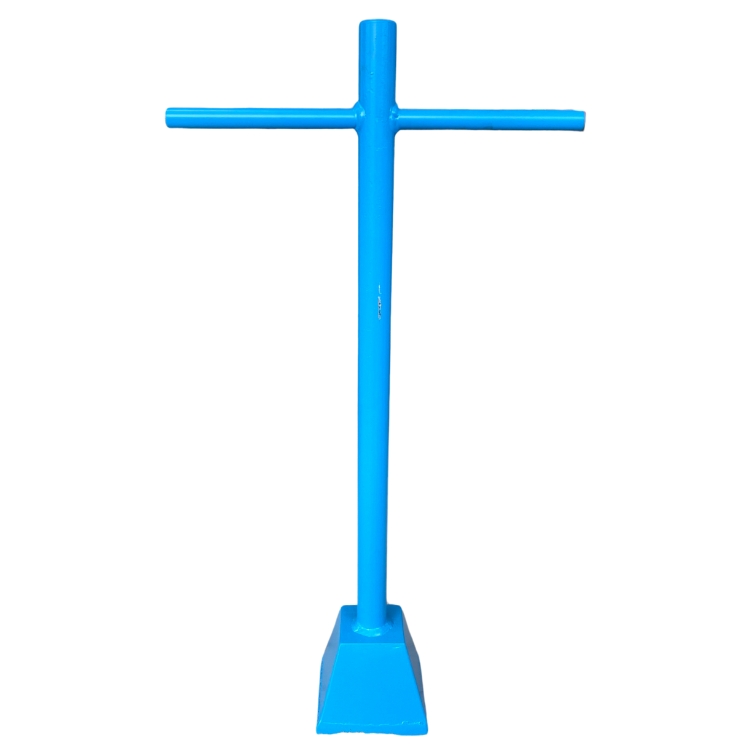 Asfalt-/jordstøder, 12,5 kg, 85 cm, Blå