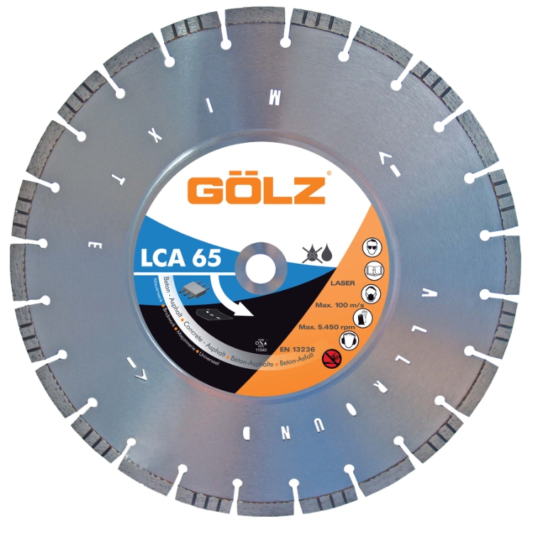 Gölz LCA 65, Ø450x25,4 mm, Diamantskive