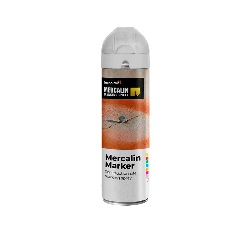 Mercalin Mærkespray, Hvid Flour, 500 ml