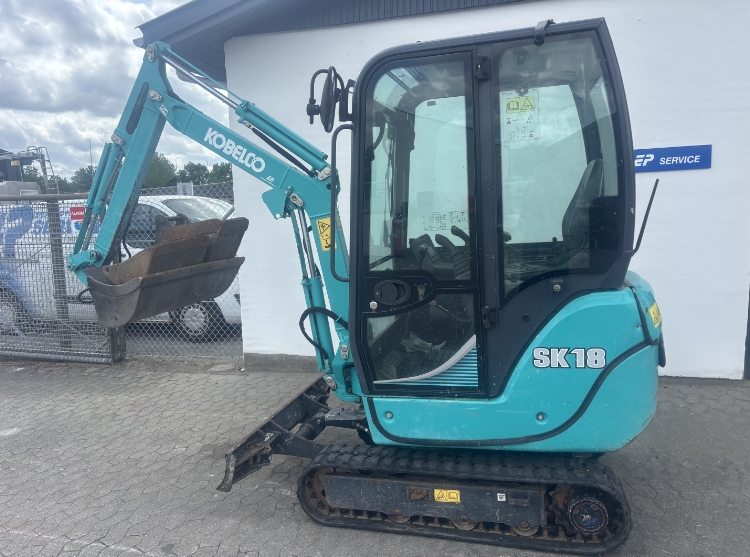Kobelco SK18-1E, Brugt minigraver