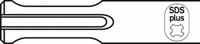 Spademejsel, SDS+, 60x250 mm