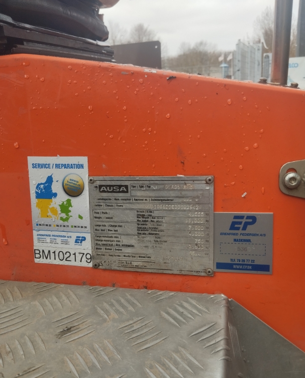 Ausa D601 AHG, Brugt Dumper