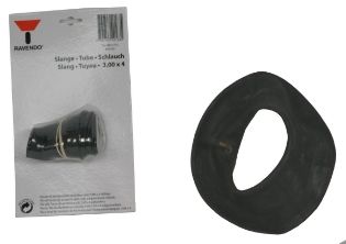 Slange, f/dæktype 3,00x4