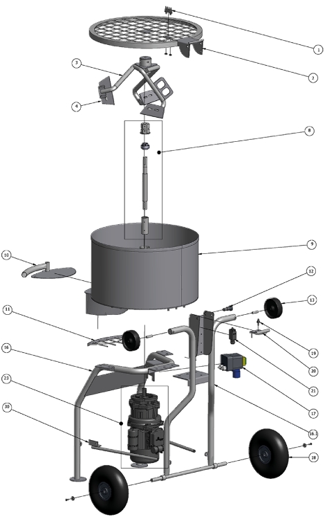 Baron Gummiskovle ( sæt à 3 stk.)