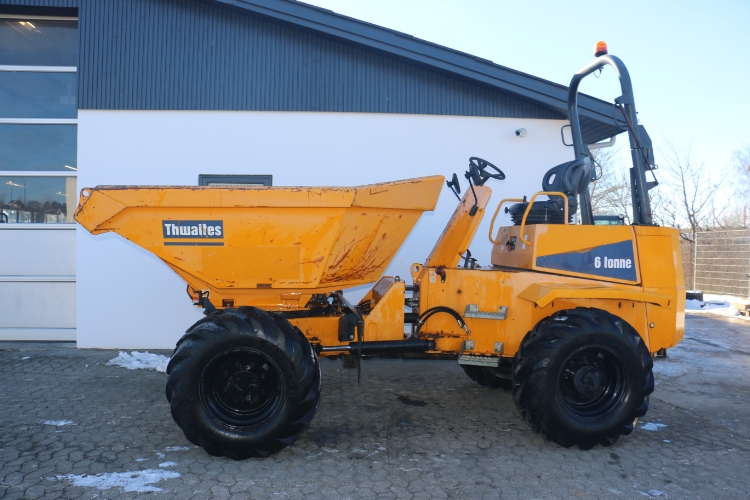 Thwaites 6 tons m/dr. tip, Brugt dumper