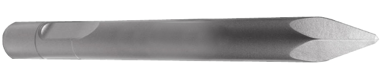 Spidsmejsel, Ø57 mm, 580 mm