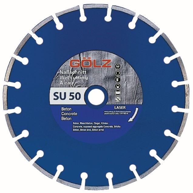 Gölz SU 50, Ø450x25,4/30 mm, Diamantskive