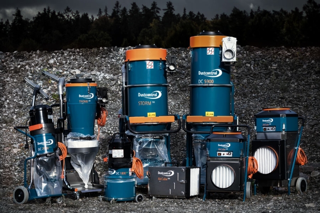 Dustcontrol støvsugere og Dustcontrol luftrensere
