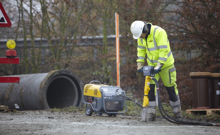 Atlas Copco LH190E, nakke 28x160, håndholdt hydraulikhammer