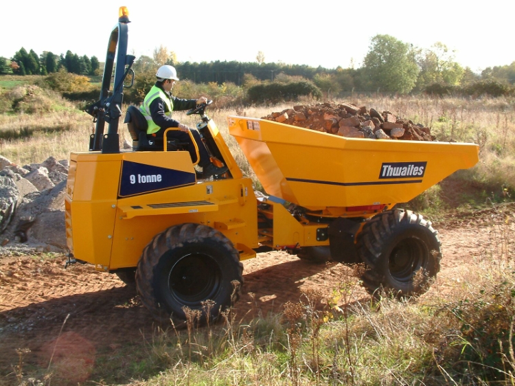 Thwaites 9 Ton, m/drejelig tip