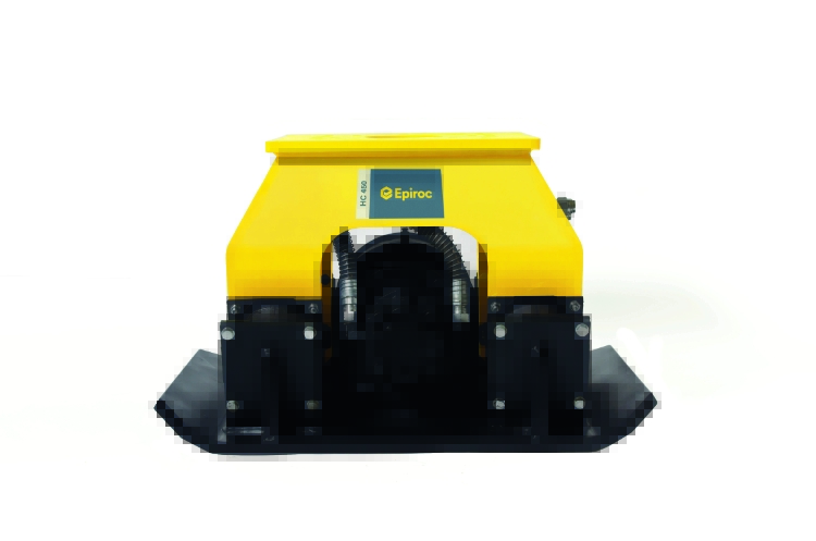 Epiroc HC450 Pladevibrator (360° rotation), Maskinbåren