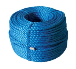 Polyreb, Blå, 3-slået, 16 mm