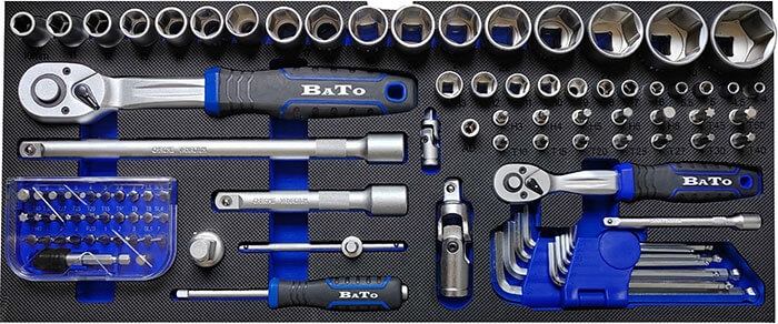 Bato Værktøjskassesæt m/skuffer 120 dele