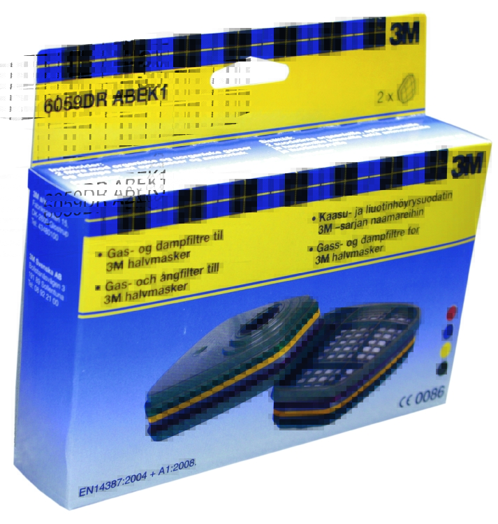 Filter, ABEK1, 8-pak