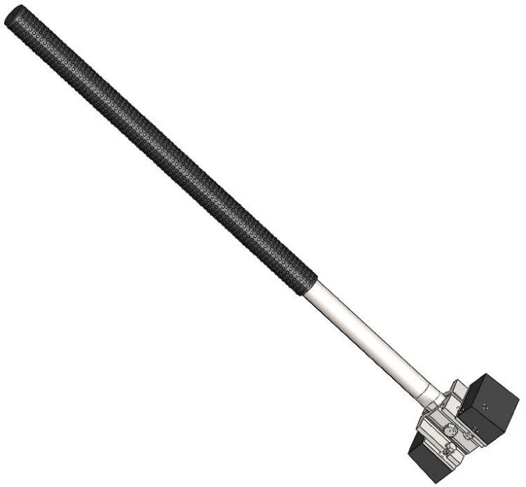 Fliserettehammer, Stålskaft