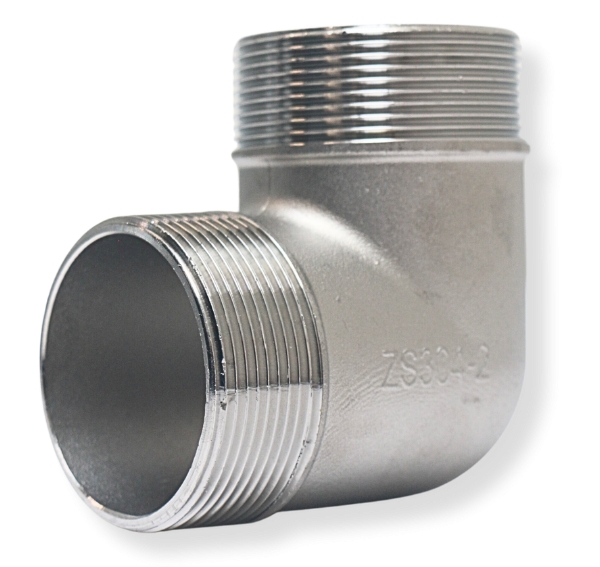 2” Nippelrør m/90° bøjning, udv. gevind