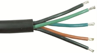 Gummikabel, 5G1,5 mm²