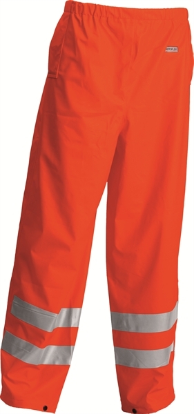 Regnbukser, Orange, Str. XL