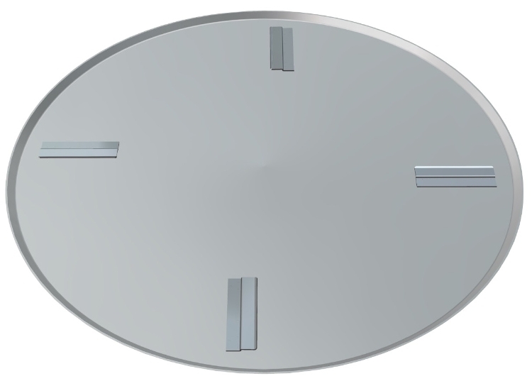 Swepac Glittetallerken, Ø610 mm 