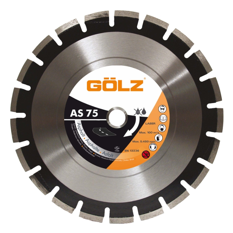 Gölz AS75, Ø500x25,4 mm, Diamantskive