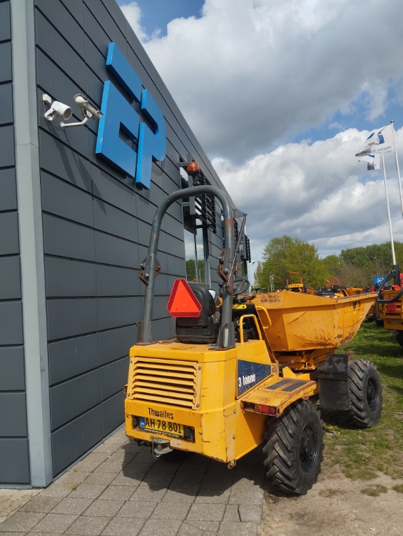 Thwaites 3 Tonne m/dr. højtip, Brugt dumper