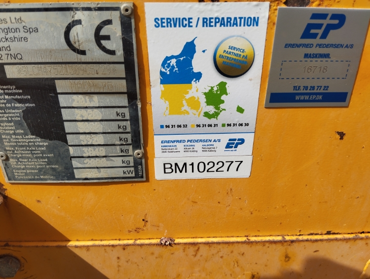 Thwaites 3 Tonne m/dr. højtip, Brugt dumper