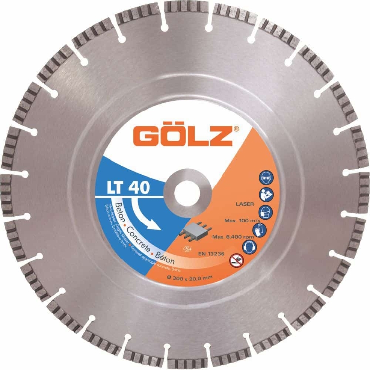 Gölz LT 40, Ø350x20,0 mm, Diamantskive