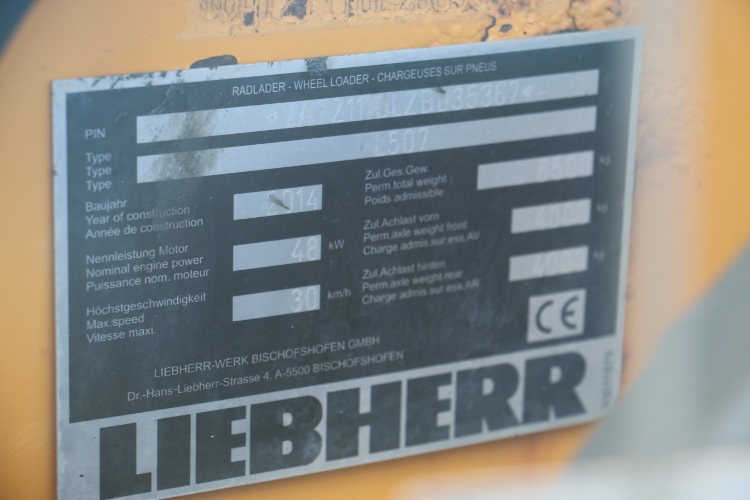 Liebherr L507 Speeder, Brugt læssemaskine