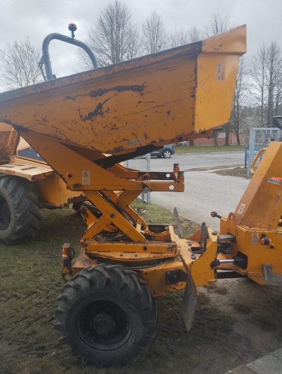 Thwaites 2 Tonne m/drejelig højtip, Brugt dumper