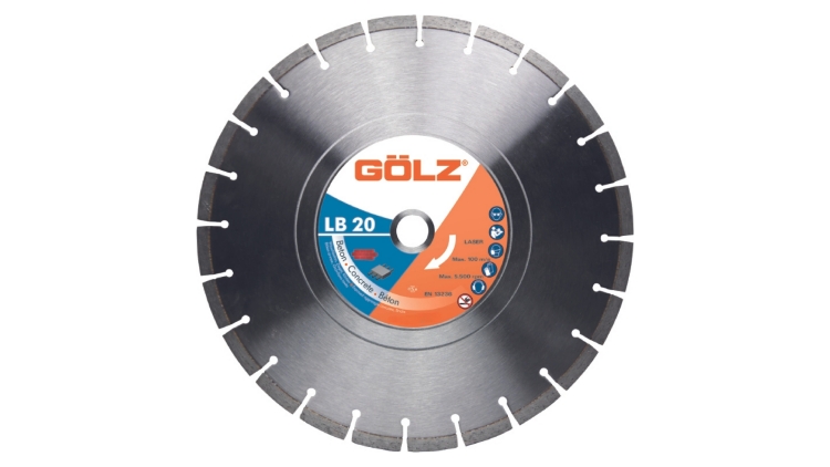 Gölz LB20, Ø350x20,0 mm, Diamantskive