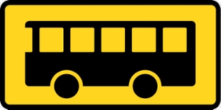 Oplysningstavle E31.1, 30x80 cm
