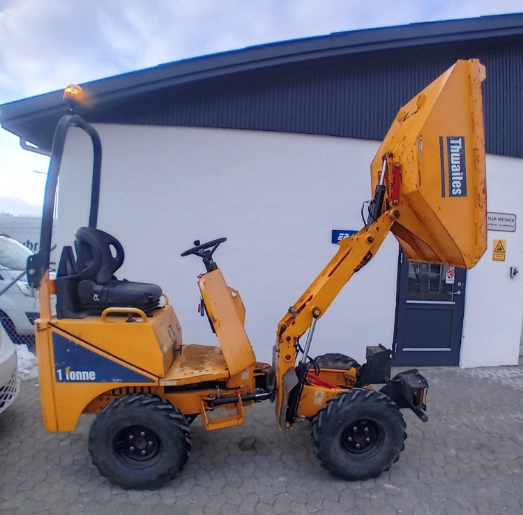 Thwaites 1 Tonne m/højtip, Brugt dumper 