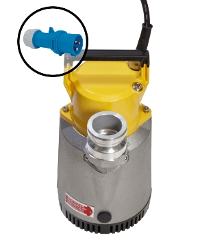 WEDA D10N, Dykpumpe, 2", 230V, 1 Faset