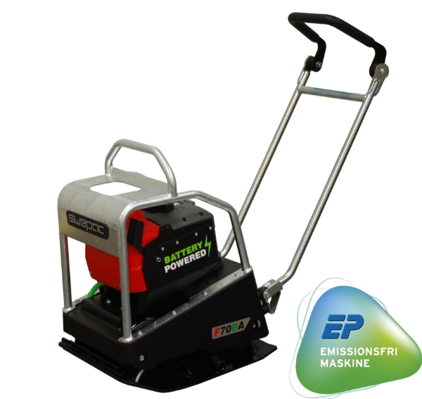 Swepac F70BA, Pladevibrator 