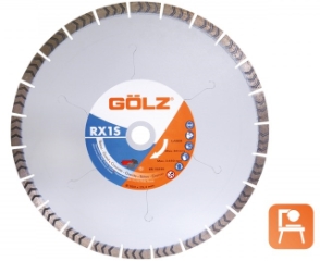Gölz RX1S, Ø650x25,4 mm, Diamantskive